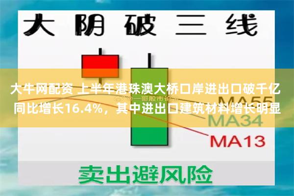 大牛网配资 上半年港珠澳大桥口岸进出口破千亿 同比增长16.4%，其中进出口建筑材料增长明显