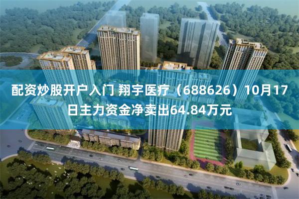 配资炒股开户入门 翔宇医疗（688626）10月17日主力资金净卖出64.84万元