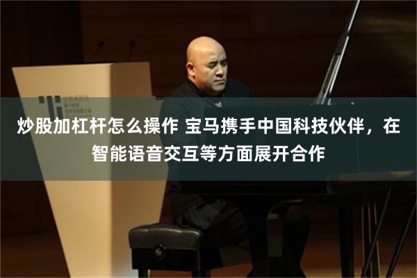 炒股加杠杆怎么操作 宝马携手中国科技伙伴，在智能语音交互等方面展开合作