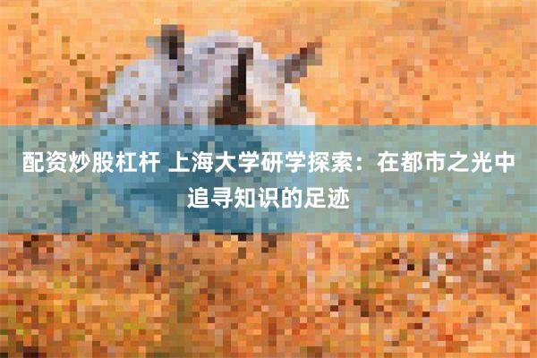 配资炒股杠杆 上海大学研学探索：在都市之光中追寻知识的足迹